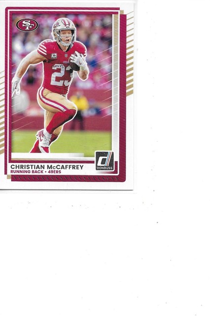 2025 Donruss Christian McCaffrey San Francisco 49ers Football Card #161