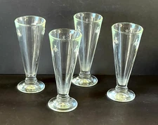 La Rochere France Napoleon Bee 5 oz Champagne Flutes 6.5” Set of 4 Glasses Heavy
