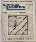 JAYNE MANSFIELD 1958 ON COVER ITALIAN MAGAZINE LA SETTIMANA ENIGMISTICA