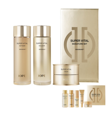IOPE Super Vital Signature Basic Cosmetics 3 Types+ Gifts Elasticity Anti-Ageing