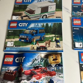 lego city manual lot 60140,60139, 60176, 60163,60092,60117,60171,60158