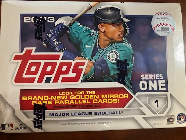 Topps 2023 Baseball Series 1 Box 16 Packs 16 Cards