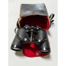 Vintage Optex 7x35 SPI Special Wide Angle Binoculars Japan with Leather Case