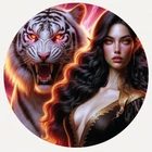 Hayleybug 1 oz Soulbond Tigress coin w/ COA POP 15