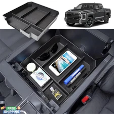 Center Console Organizer Armrest Tray For Toyota Tundra 2022-2026 Accessories