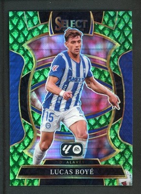 2025-26 LUCAS BOYE 27/28 PANINI SELECT LA LIGA TERRACE JADE DRAGON SCALE