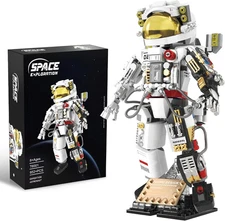 Space Astronaut Building Blocks Set for Adults and Kids, STEM Space Exploration 