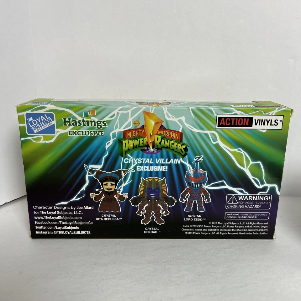 Figuras de acción exclusivas de villano de cristal Power Rangers Mighty Morphin Foto 2 de 4