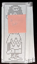 Knitting Machine Punch Cards - Templates To Punch Your Own Cards