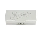 Victorian Sterling Silver Double Stamp Box Antique 1876 Birmingham