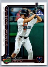 2025 Topps Pro Debut Paper Base Casey Cook Hub City Spartanburgers