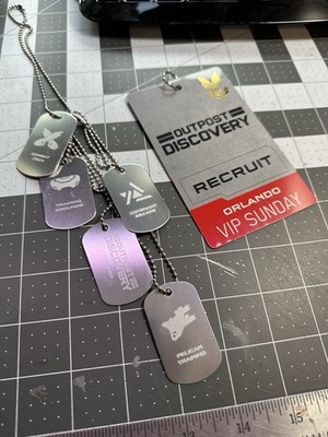 Halo Outpost Discovery Dogtag And ID