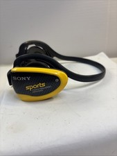 Sony SRF-H5 Yellow AM/FM Sports Walkman Headset Radio Mega Bass Stereo L