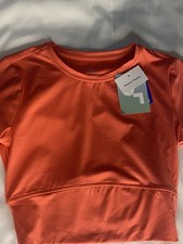 Girls Shirt Size Small Pink by Moisture Wicking NWT Short Sleeve Top