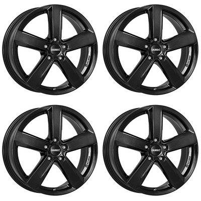 4 Dezent TU black wheels 7.0Jx17 5x108 for Jaguar E-Pace XE XF 17 Inch rims