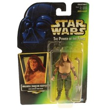 Star Wars Power of the Force POTF Green Card Malakili Rancor Keeper