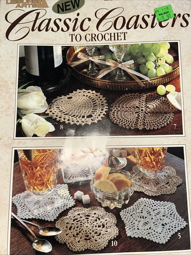 LOT O’ SIX Vintage Crochet Doilies Leaflets, Leisure Arts And More LOT O’ 6 - Picture 3 of 7