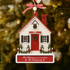 New Home Christmas Ornament 2025,First Christmas in Our New Home Ornament Gift