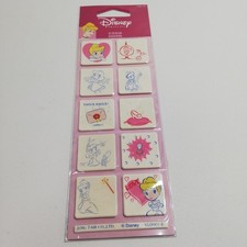 Disney Princess Cinderella Print Sticker Seal Unused Item