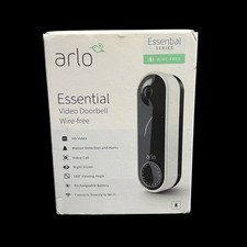 Arlo Video Doorbell Camera w Mount Battery Ch...