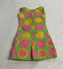 Vintage 1965 Barbie Francie Doll Outfit #1213 Pazam MOD Romper Dress Polka Dot