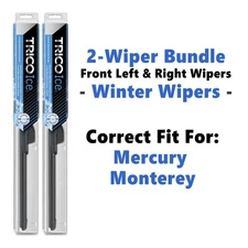 WINTER Wipers 2pk Super-Premium - fit 1970 Mercury Monterey - 35190x2