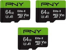 Elite-X 64GB Class 10 U3 V30 microSDXC Cards - Speedy, Waterproof Drop Proof