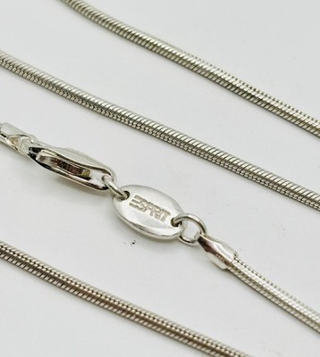 Esprit 925 Sterling Silver 1.5mm Snake Rope Chain Necklace 16.5''