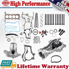 Head Gasket Timing Chain Kit & Thermostat & Water Pump Kit for Chevy Cruze Buick