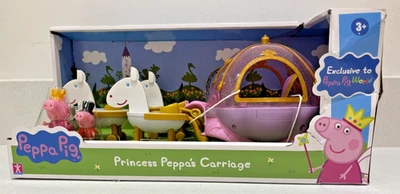 CHARACTER Peppa Pig's Princess Peppa's Carriage Brand New Pls Read