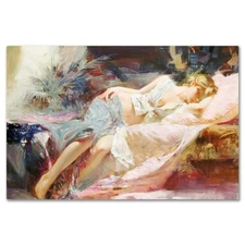 Pino (1939-2010), "Lost in Dreams" Hand Embellished Limited Edition on Canvas (4