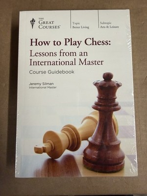 The Great Courses How To Play Chess DVD 4-Disc Course Set Jeremy Silman 2015