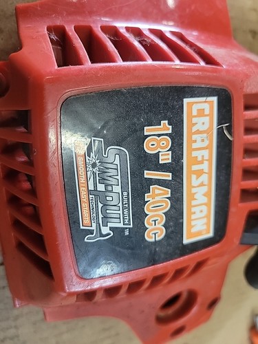Craftsman 18" 40cc 2.4ci SIM-PUL Recoil Starter Side Cover 545-05820 Red - Picture 2 of 5