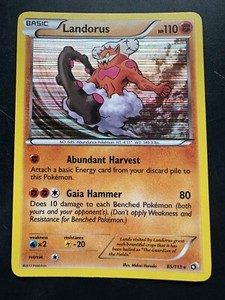 Landorus Holo Pokemon TCG Legendary Treasures 85/113