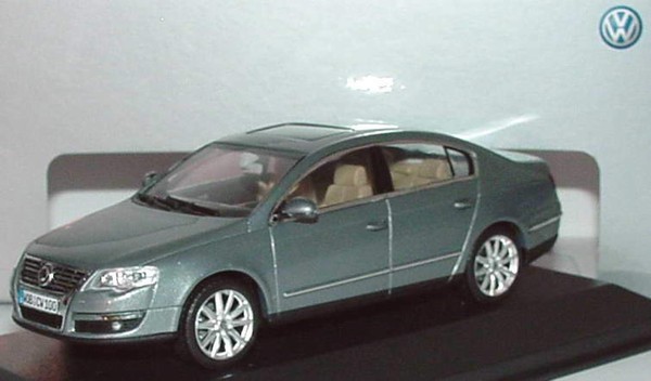 Vw Passat B6 Typ 3C 2005 United Grey Metall Minichamps 3C0099300A7T 1/43 Saloon-image