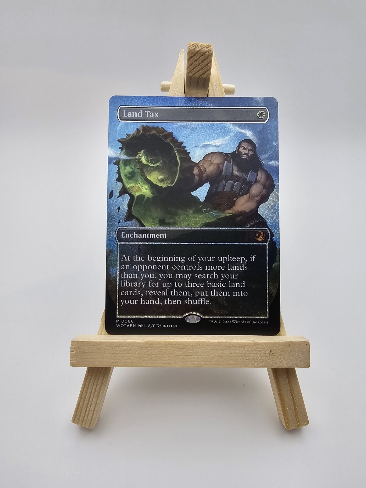 MTG / LAND TAX / WOT / #0086 / CONFETTI FOIL (Anime Borderless) / Mythic / NM