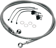 DRAG SPECIALTIES 1204-2740 FRT BRAKE LINE 84-99 FXST