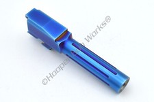 HGW Titan Fluted Match Barrel for Glock 43 G43 9mm Stock Length Blue Violet