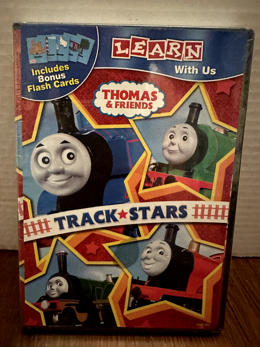 Thomas & Friends Track Stars DVD 2012 Learn Children's Flash Cards