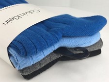 Men's CALVIN KLEIN Bold Colors RIBBED 26% COTTON Dress Socks - 4 Pack - $36 MSRP