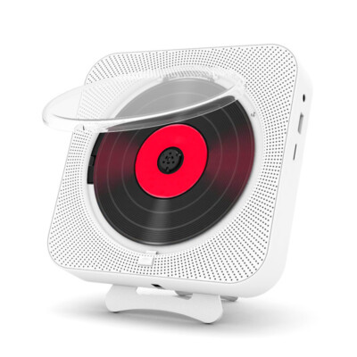 KC-909 CD Player Bluetooth Speakers Wall Mountable CD Player With FM Radio