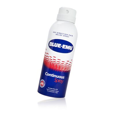 Blue Emu Pain Relief Spray for Muscle Joint & Bruises Fast Drying Support w/ ...
