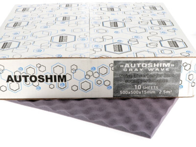Vibrofiltr SoundWave 15mm 500 x 500mm Hochwertig Neu von More dB Car Audio