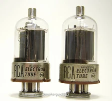 2X RCA Black Plate Power Tubes / 6146 / 6322 -- KT