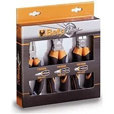 Beta Tools 1169BM / D3 Plier Set Long Nose Side Cutter Combination Kart Parts UK