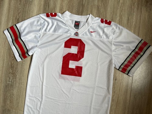 Ohio State Buckeyes College Ladies Nike Football Shirt Nike Jersey Women Sz L - Picture 3 of 8