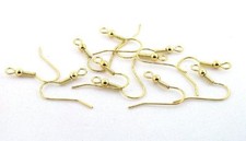 THIRTY 17mm GOLD PLATED GOLDPLATED EARWIRES AF22