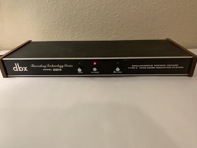 Vintage DBX Recording Technology Series Model 224 Type II Tape Noise Reduction