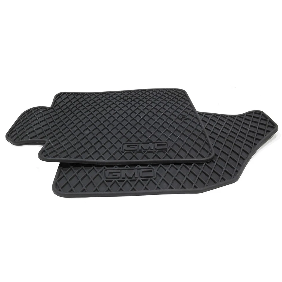 Juego de alfombrillas delanteras y traseras/segunda fila para todo tipo de clima negras 07-17 GMC Acadia OEM NUEVO Foto 4 de 4