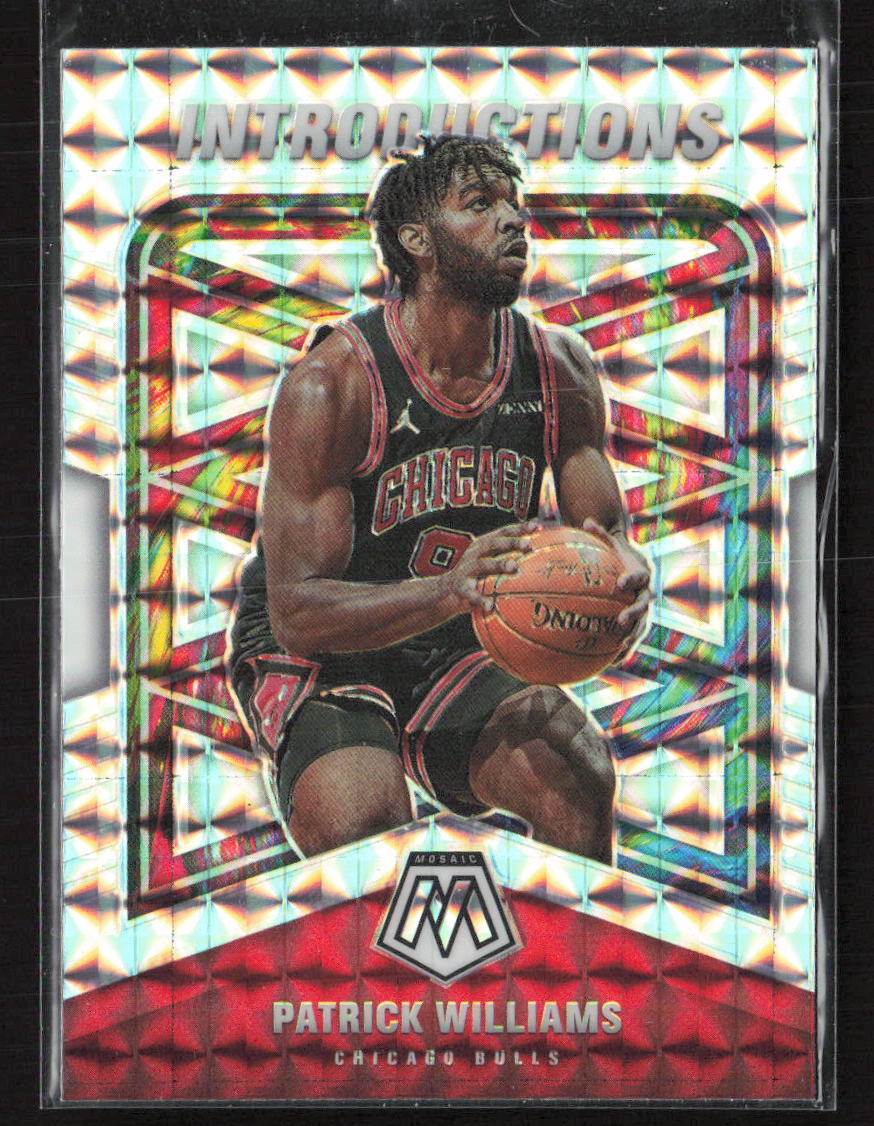 2020-21 Panini Mosaic #2 Patrick Williams Introductions Mosaic Chicago Bulls (E)